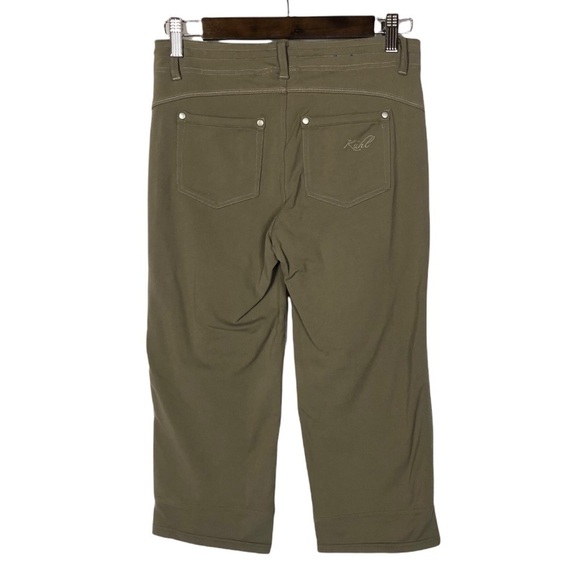 Kuhl Khaki Light Brown Cropped Capri Stretch Hiking Pants 8 - Picture 2 of 8